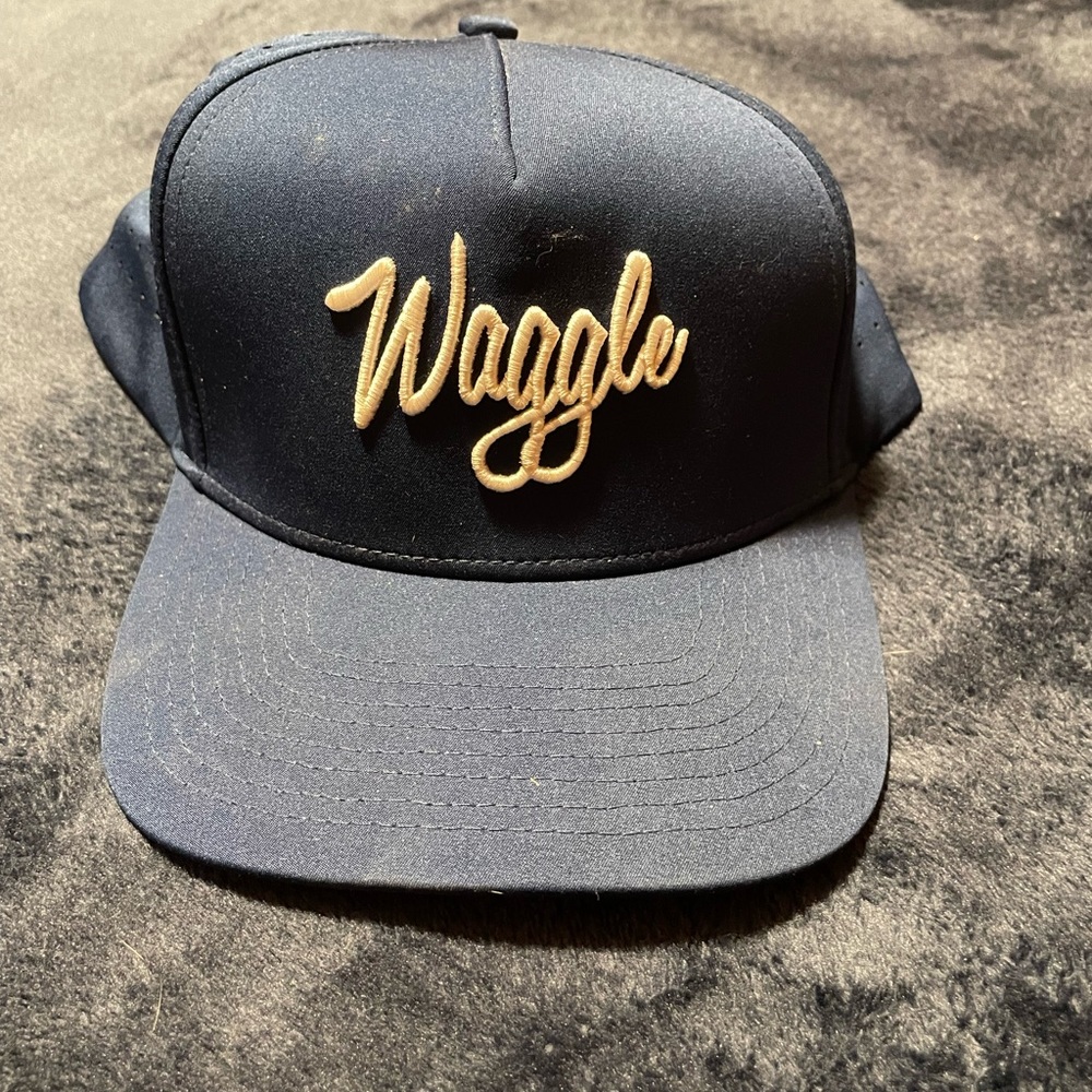 Waggle Navy and White Men's Hat